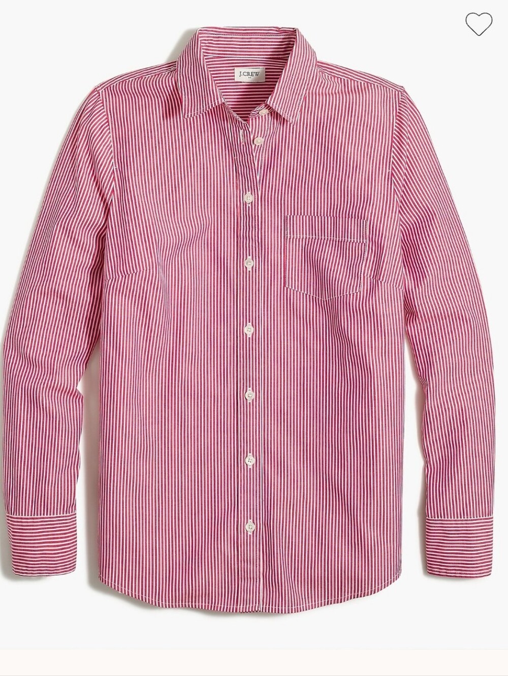 NWT! J. Crew Factory, Button-up Stretch Cotton Poplin Shirt, Signature Fit